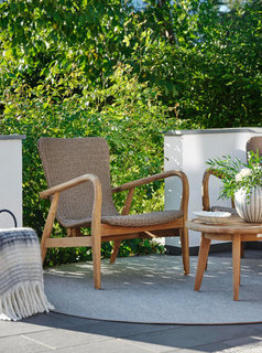 Lilja Lounge Chair in synthetic rattan Product Image